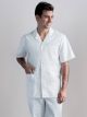 Chemisette homme, col tailleur CHM