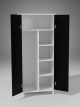 Armoire Demi-Penderie Demi-Lingère Elitéa ELIARM 2P