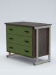 Commode 3 tiroirs Serena SERCOM 3T