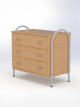 Commode 3 tiroirs Essentia 3 tiroirs ESSCOM 3T