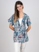 Tunique encolure V imprimé jungle chic KYM